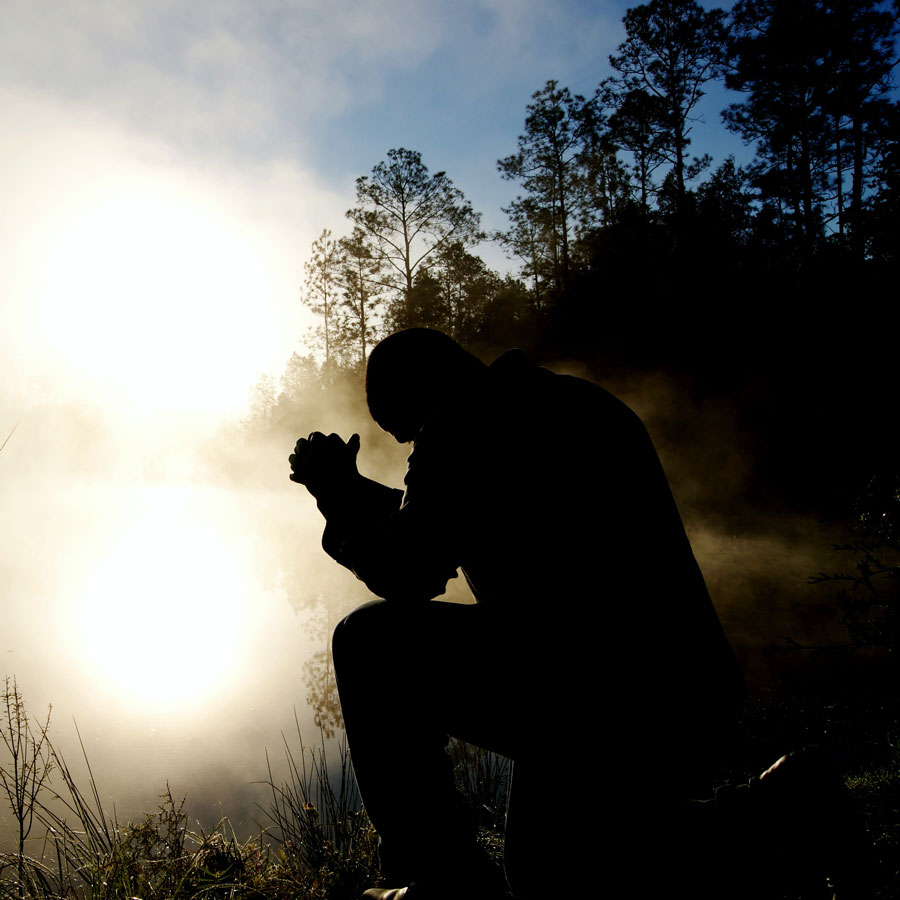 praying person